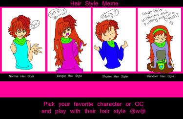 hair style meme X10