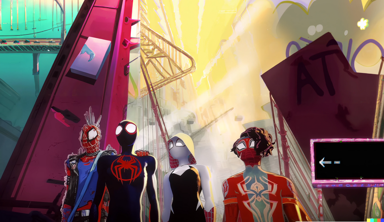 HD wallpaper: Spider-Man, Spider-Man: Across the Spider-Verse
