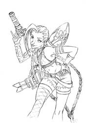 Jinx line art