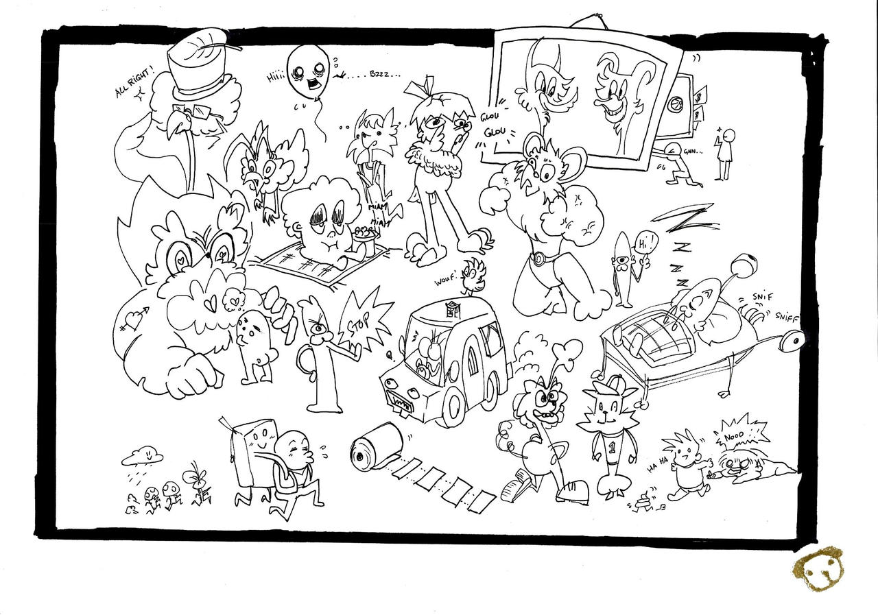 My random cartoons DAGettingStARTed by Ythesir on DeviantArt