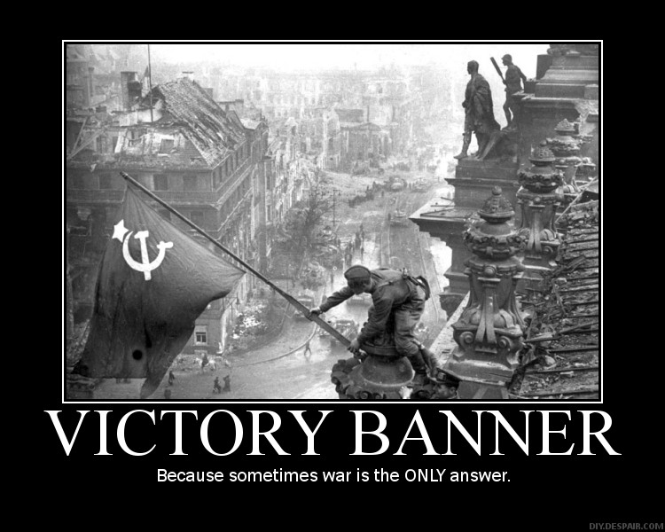 Victory banner