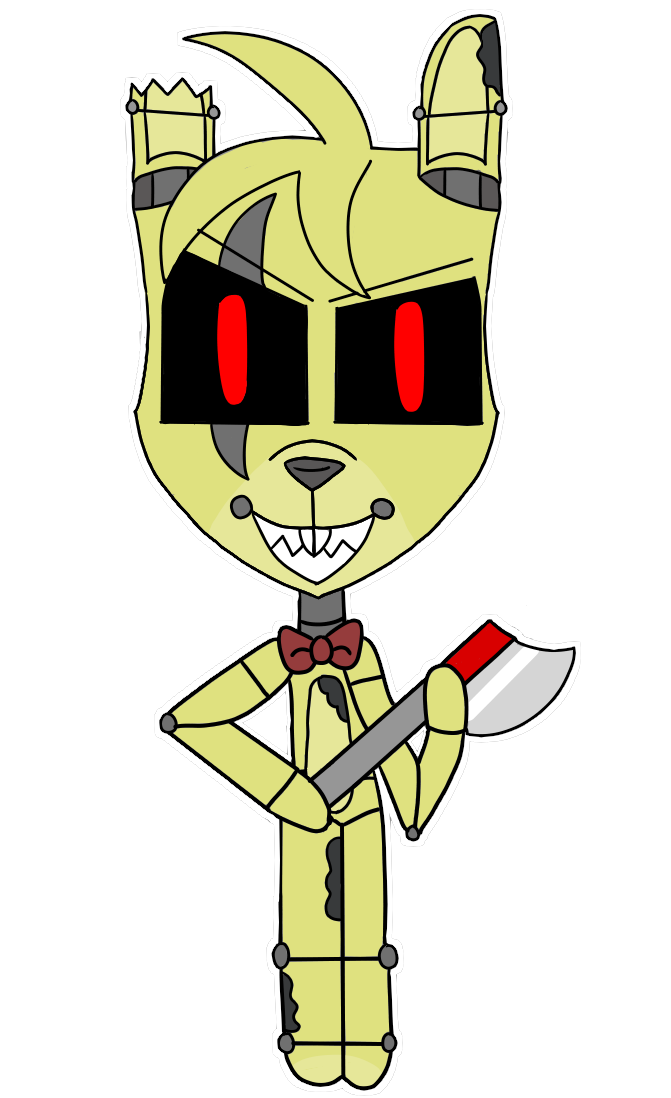 Spring Trap Chan Chibi Springtrap 4 by Polarbearshygirl on DeviantArt