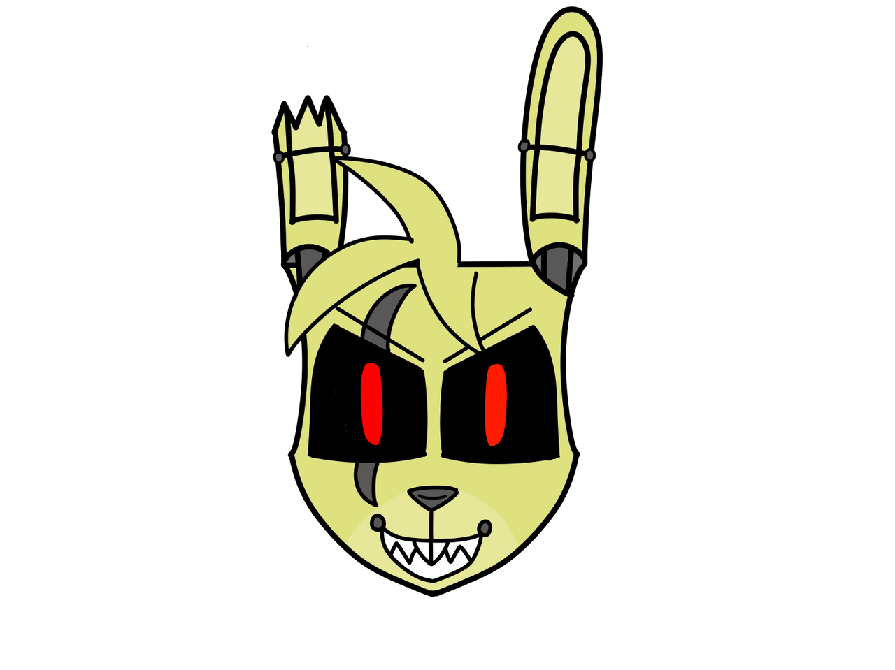 Springtrap with Red Eyes Clean by Polarbearshygirl on DeviantArt