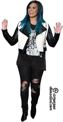 Demi Lovato Png 7 Blue Hair By Iamszissz On Deviantart