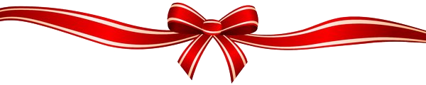 Xmas bow ribbon png 2