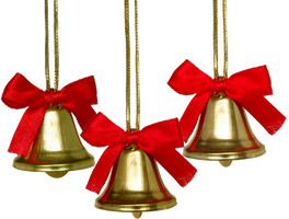 Xmas ornament bell png