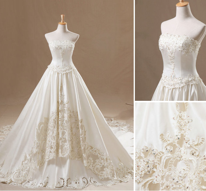 Beautiful Ivory Strapless Wedding Dresses By Weodress On Deviantart Beautiful Ivory Strapless Wedding Dresses By Weodress On Deviantart