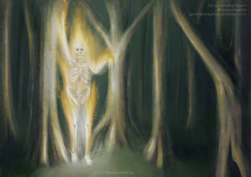 SCP Art: SCP-060 Infernal Occult Skeleton