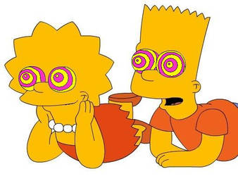 Bart and Lisa Simpson hypno