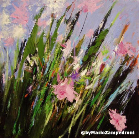 Flowers 70x70cm