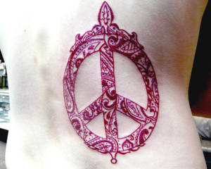 Paisley Peace Sign