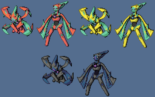 Deoxys Ultima form sprites