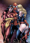 Amazing spiderman and your girls ( colors)