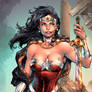 wonderful art of Ed Benes and my colors to compose