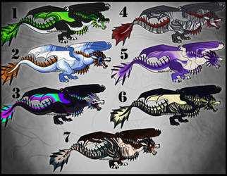 Adoptables: Complex Wyverns 2 (OPEN)