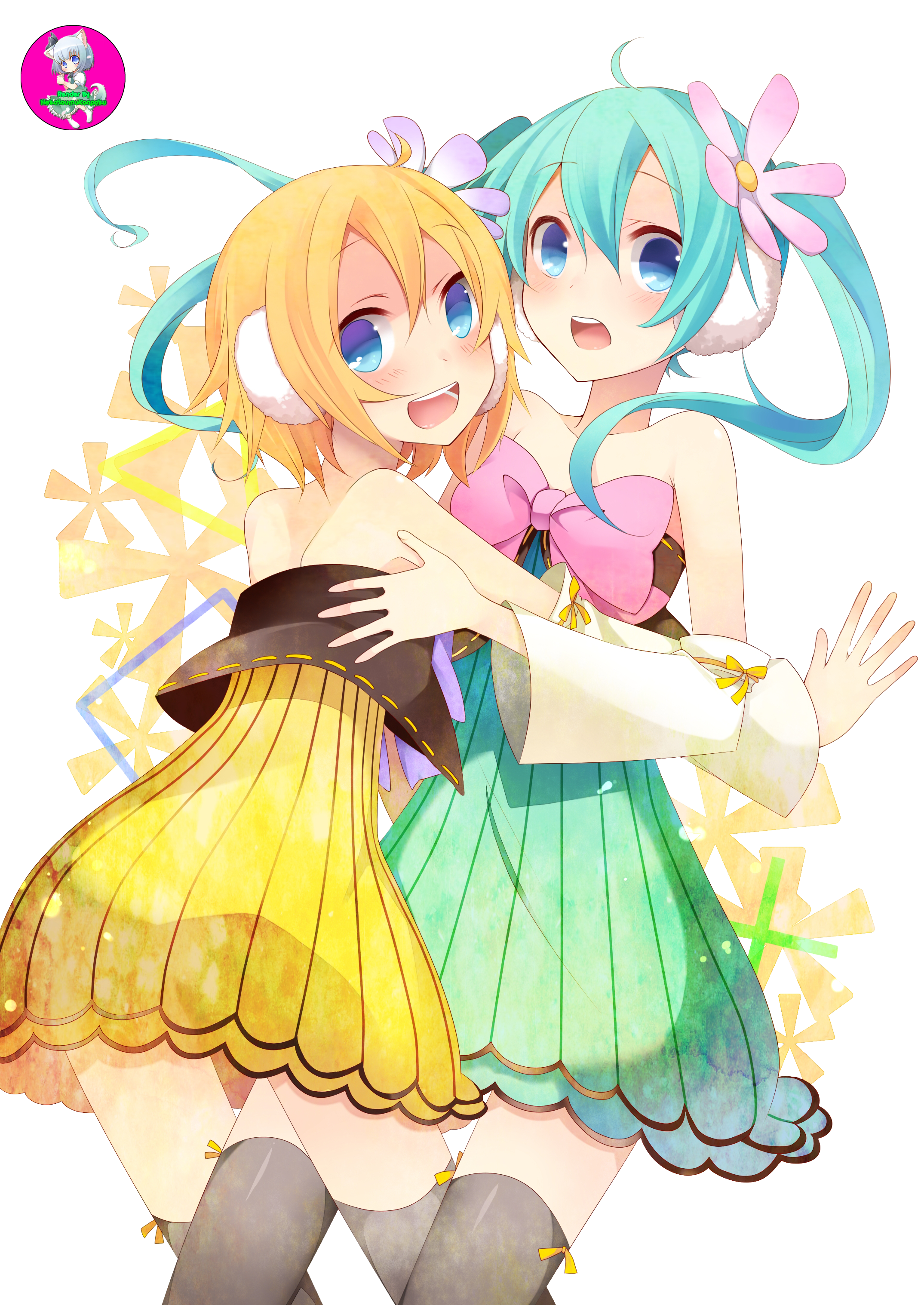 Render Miku x Rin