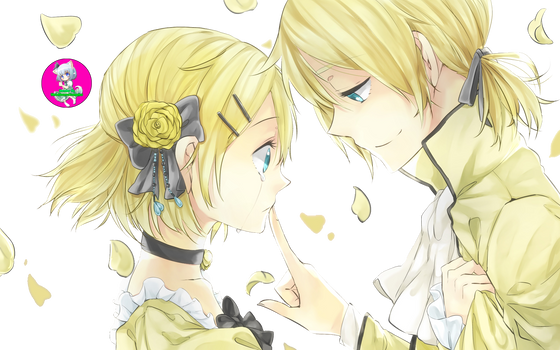 Render Rin y Len Kagamine