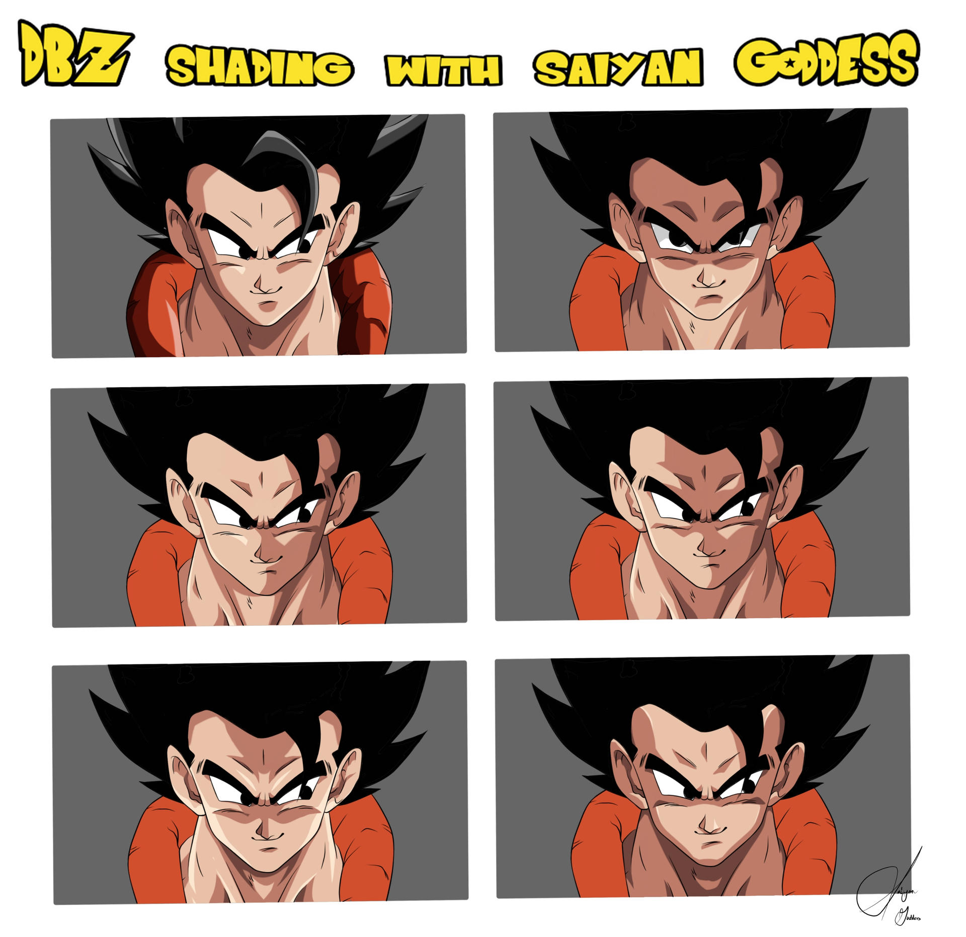 Dbz Tutorial Icon Dbz shading tutorial by SaiyanGoddess on DeviantArt