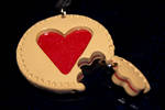 Shortbread Heart Cookie Charm by Christin-Jernigan