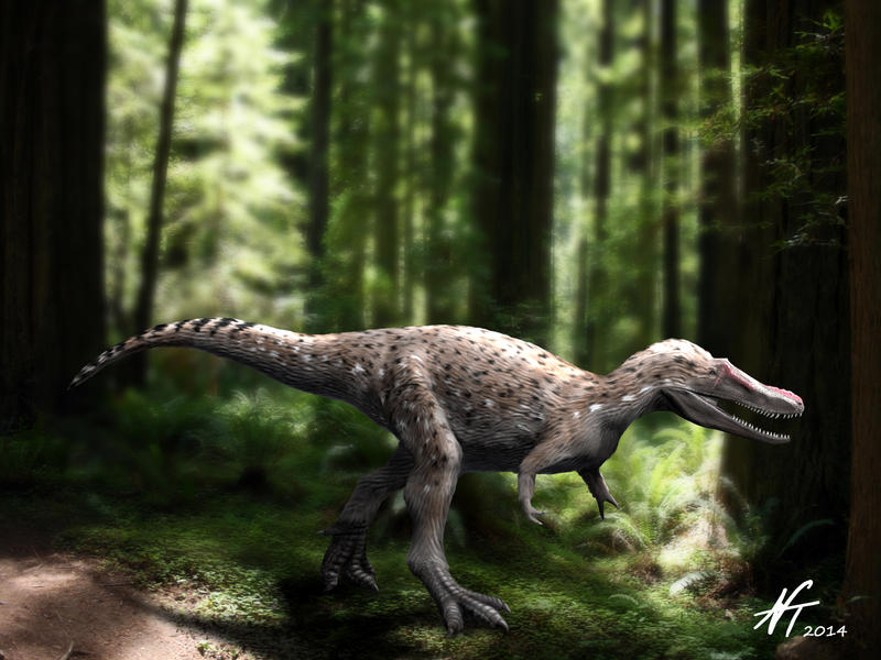 Qianzhousaurus by NTamura