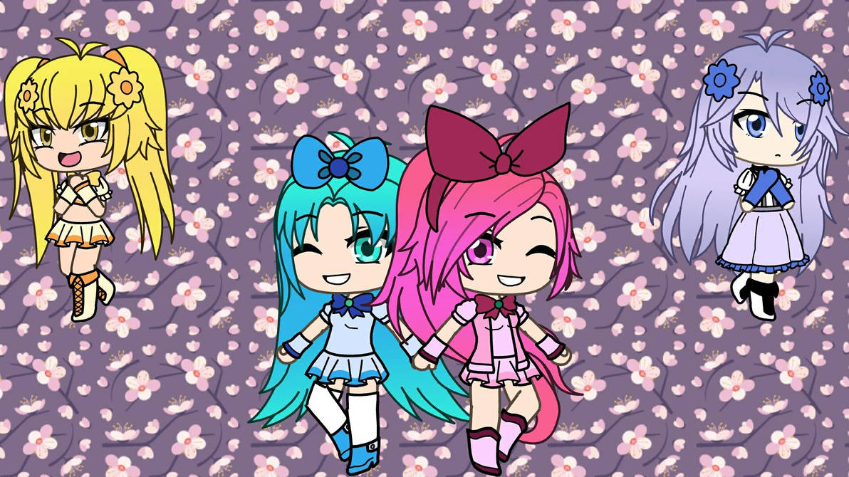 Glitter Force Gacha Life (Civilian Forms) by ClemRose2296 on