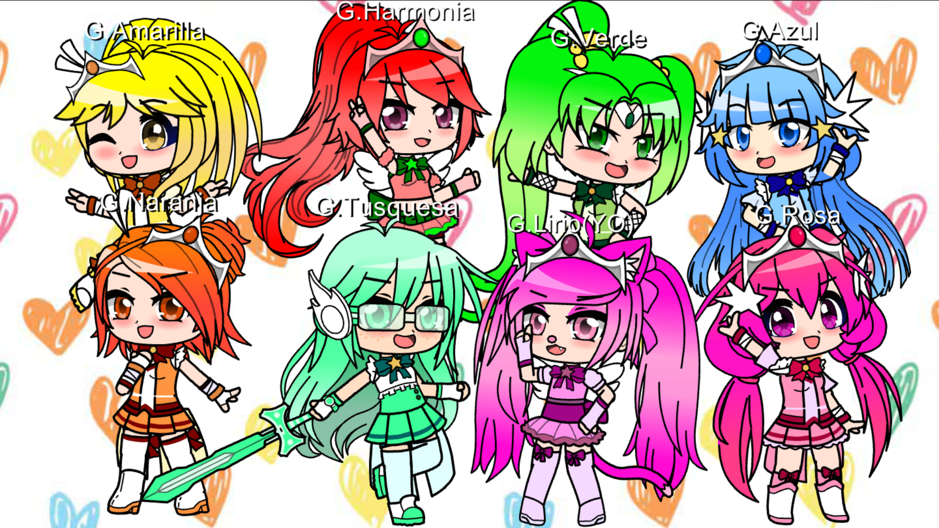 The Glitter Force NEW In Color Type Drees by CureLilyXD on DeviantArt