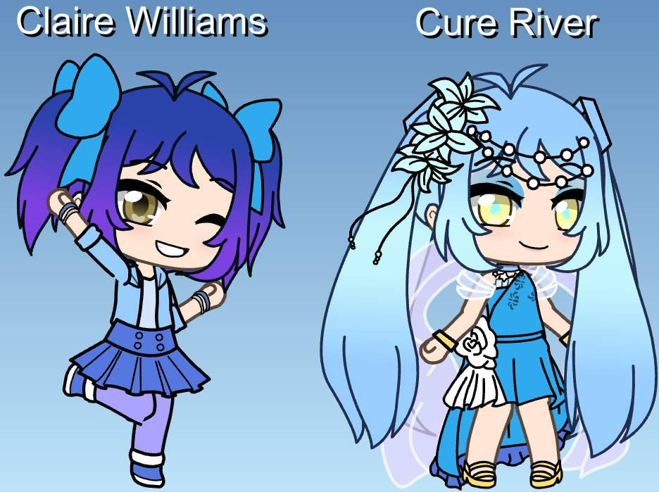 Cure Rivier Claire Blues/Cure River (Gacha Life) by CureLilyXD on DeviantArt