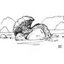 Skywind Sketch - Rocky Mushroom