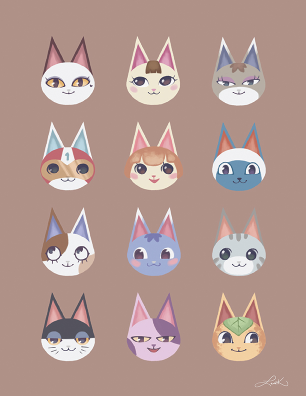 Animal Crossing Cat Villagers