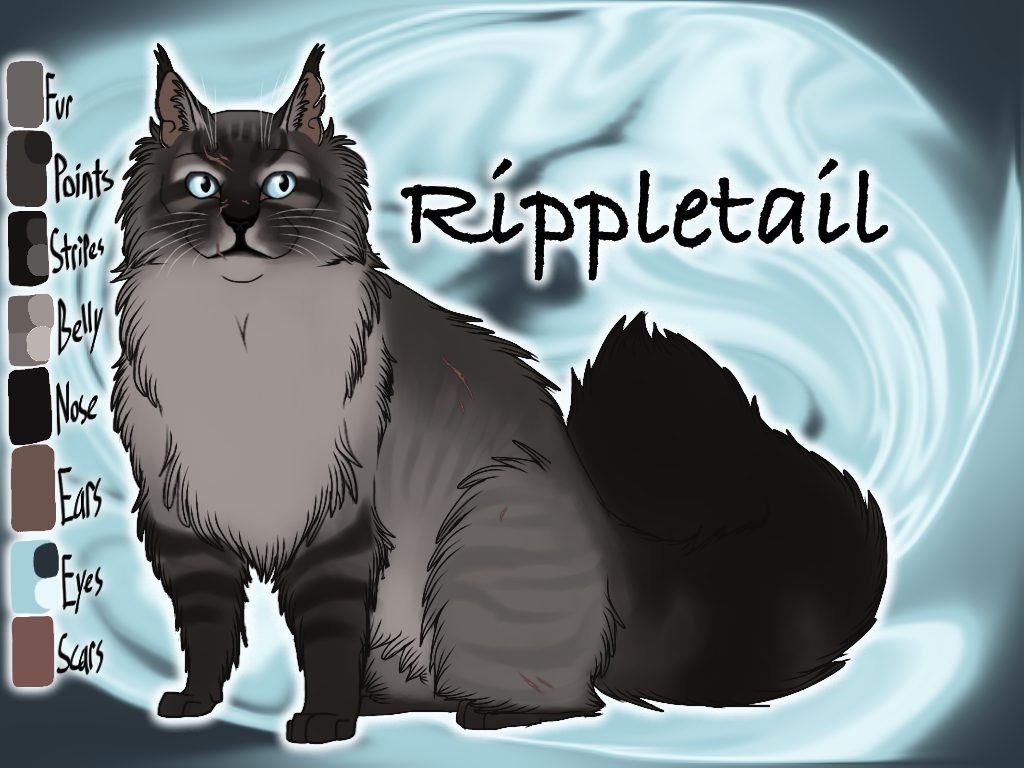 Rippletail of RiverClan - The Fourth Apprentice by Jayie-The-Hufflepuff