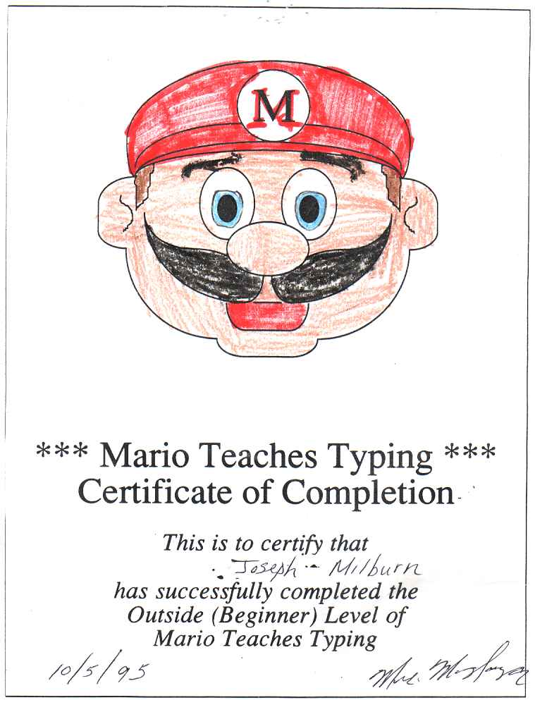 _OLD_Mario Teaches Typing