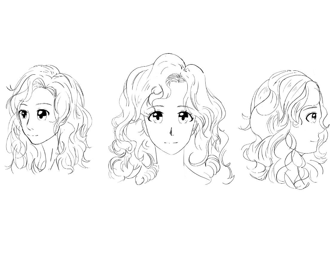 Hair Reference 1 by Disaya on DeviantArt