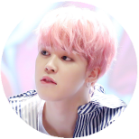 069 | Pink Jimin Circle Decor