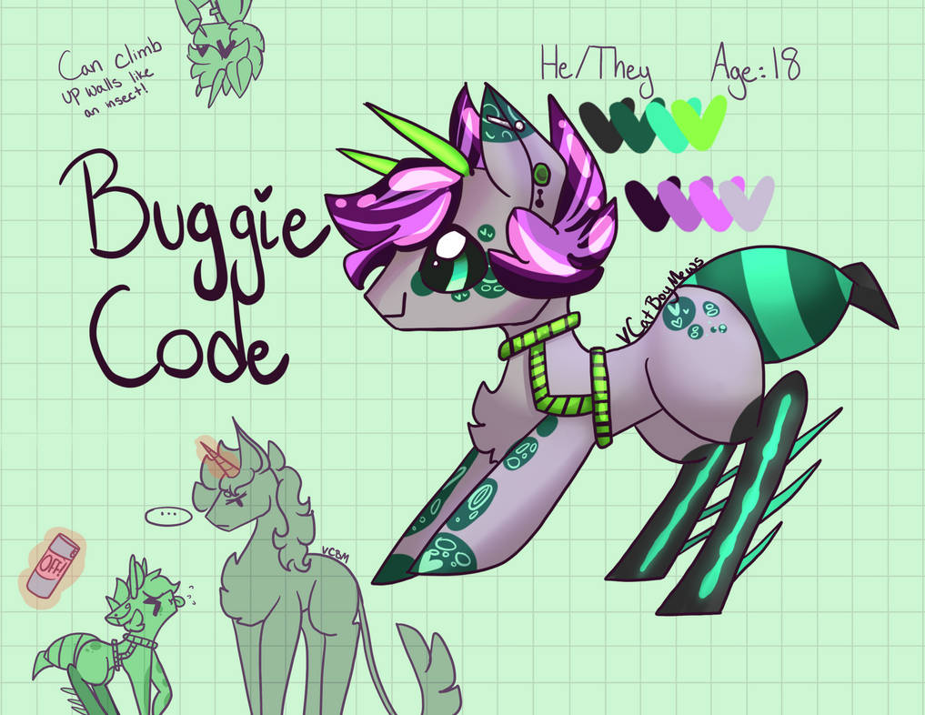 Introducing Buggie Code! by PinsEtNeedles on DeviantArt