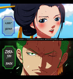 Zoro and Robin  One Piece Chapter 909