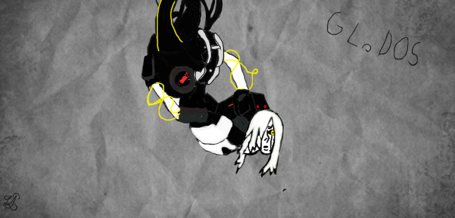 Human GLaDOS by Zelda-muffins on DeviantArt
