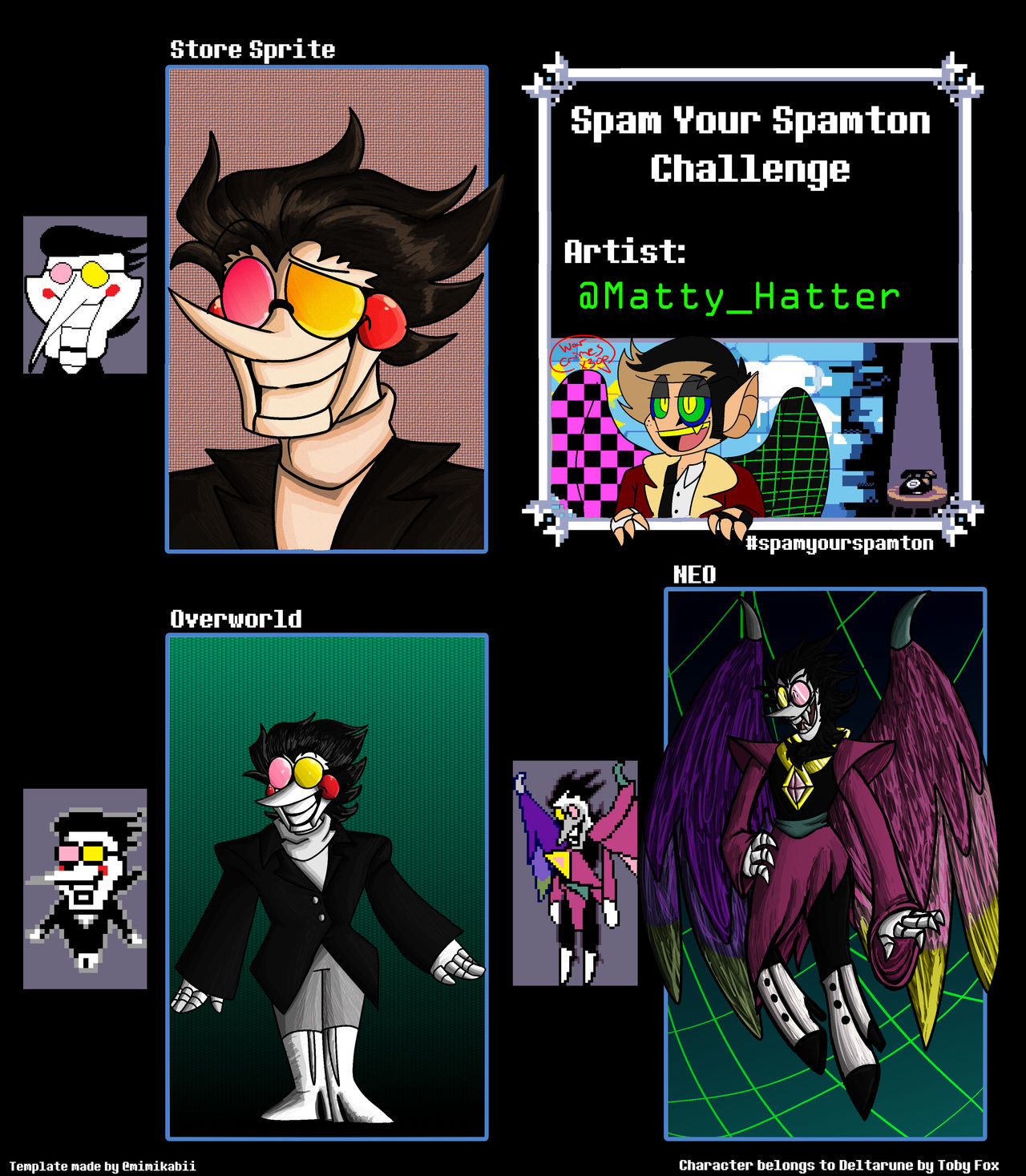 Spam Your Spamton by Matty-Hatter-1998 on DeviantArt