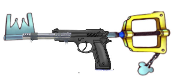 Gun keyblade by chimeraclone12 on DeviantArt
