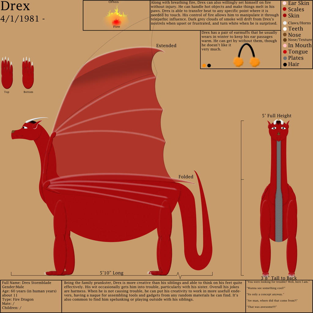 Updated Drex Reference by AntiqueEngineer on DeviantArt
