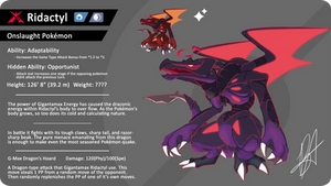 Fakemon: G-Max Ridactyl