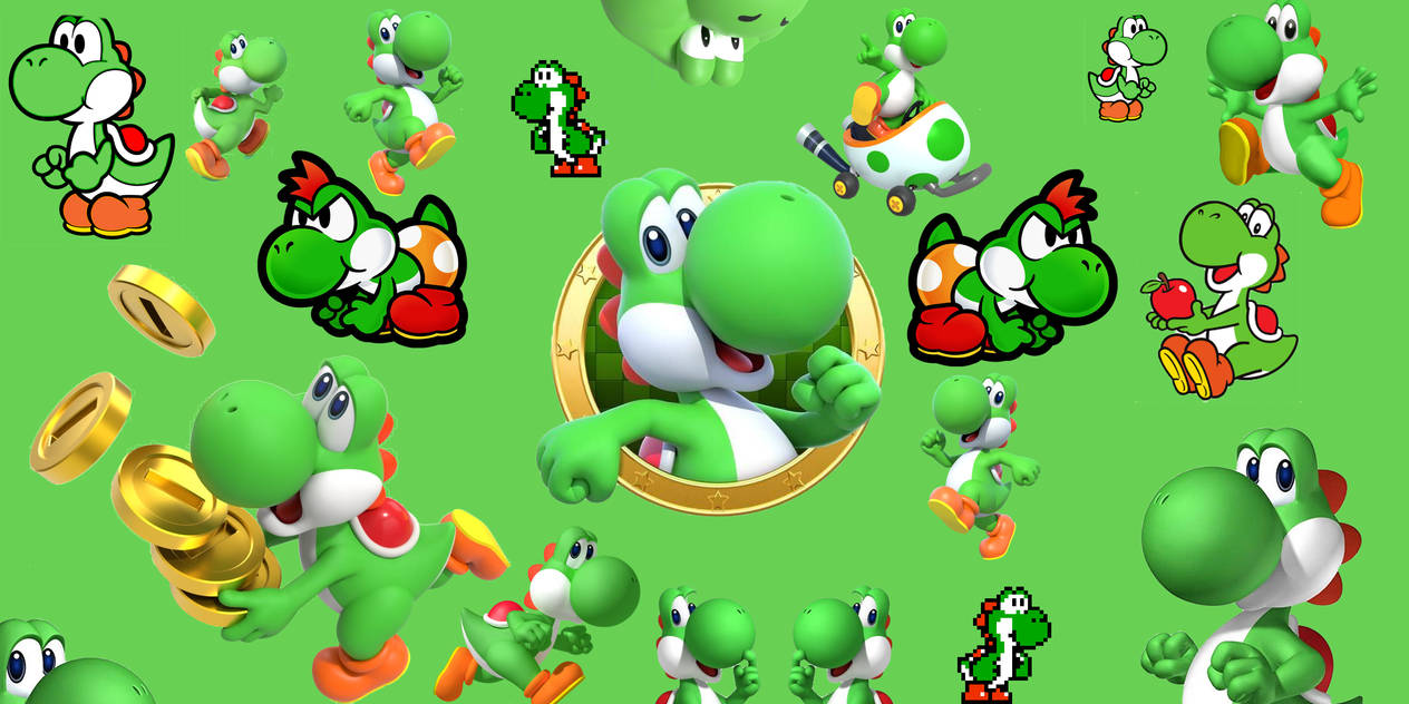 Yoshi Computer Background Yoshi Wallpaper by BritannicLoyalist on DeviantArt