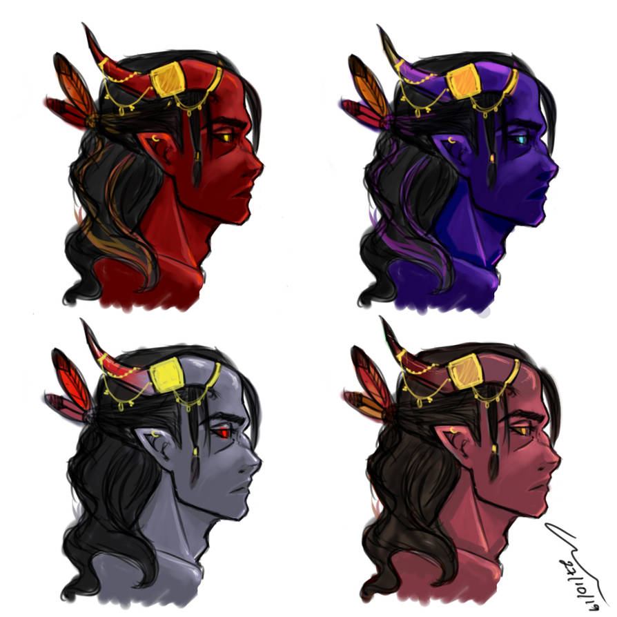 photo Dnd Tiefling Skin Colors what color is a tiefling skin