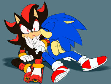 Sonic and Shadow the Hedgehog fanart by Raybidthehtffan on DeviantArt