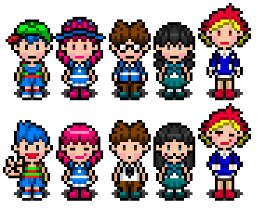 Mother RoS: Character Sprites 2015