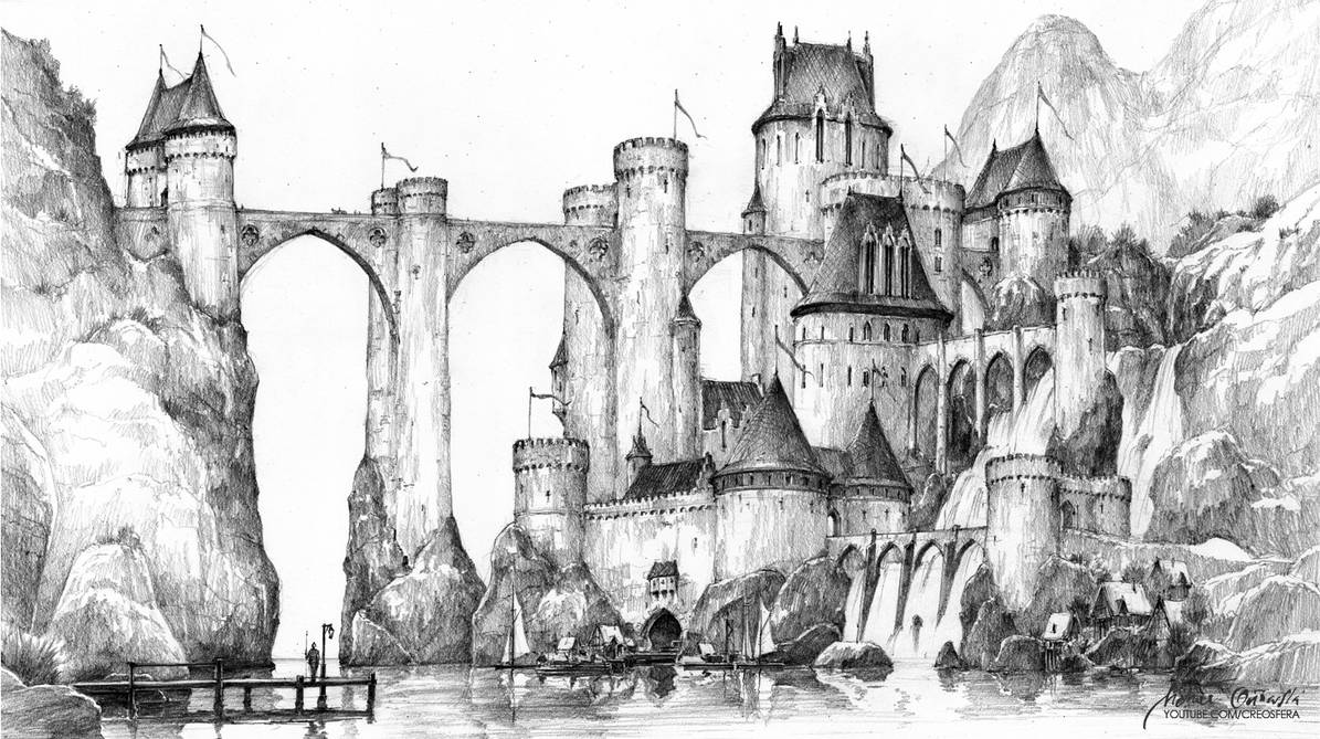 Fantasy castle by micorl on DeviantArt