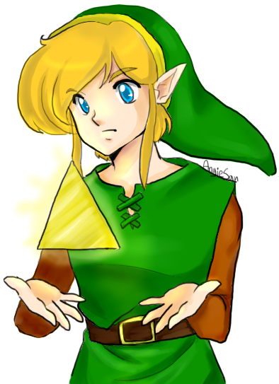 Link and the triforce shard - ALTTP