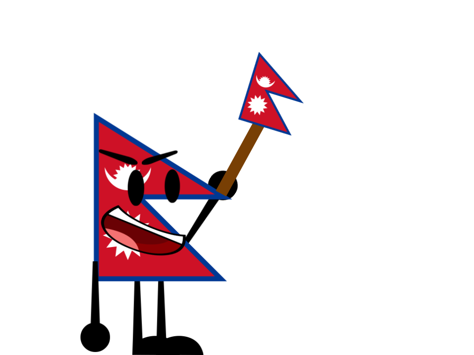 Inanimate Commission Insanity #1 Nepal Flag