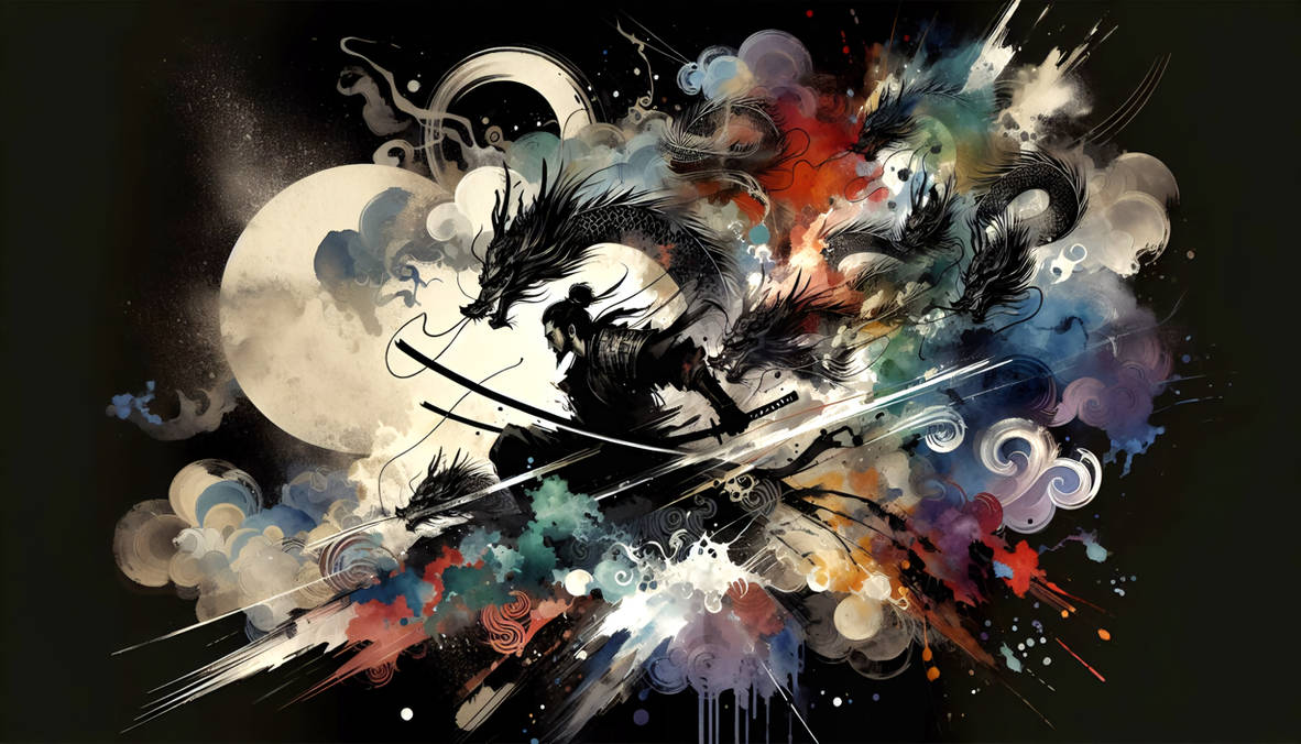 Dragons and Samurai 2 by lordEvilVader on DeviantArt