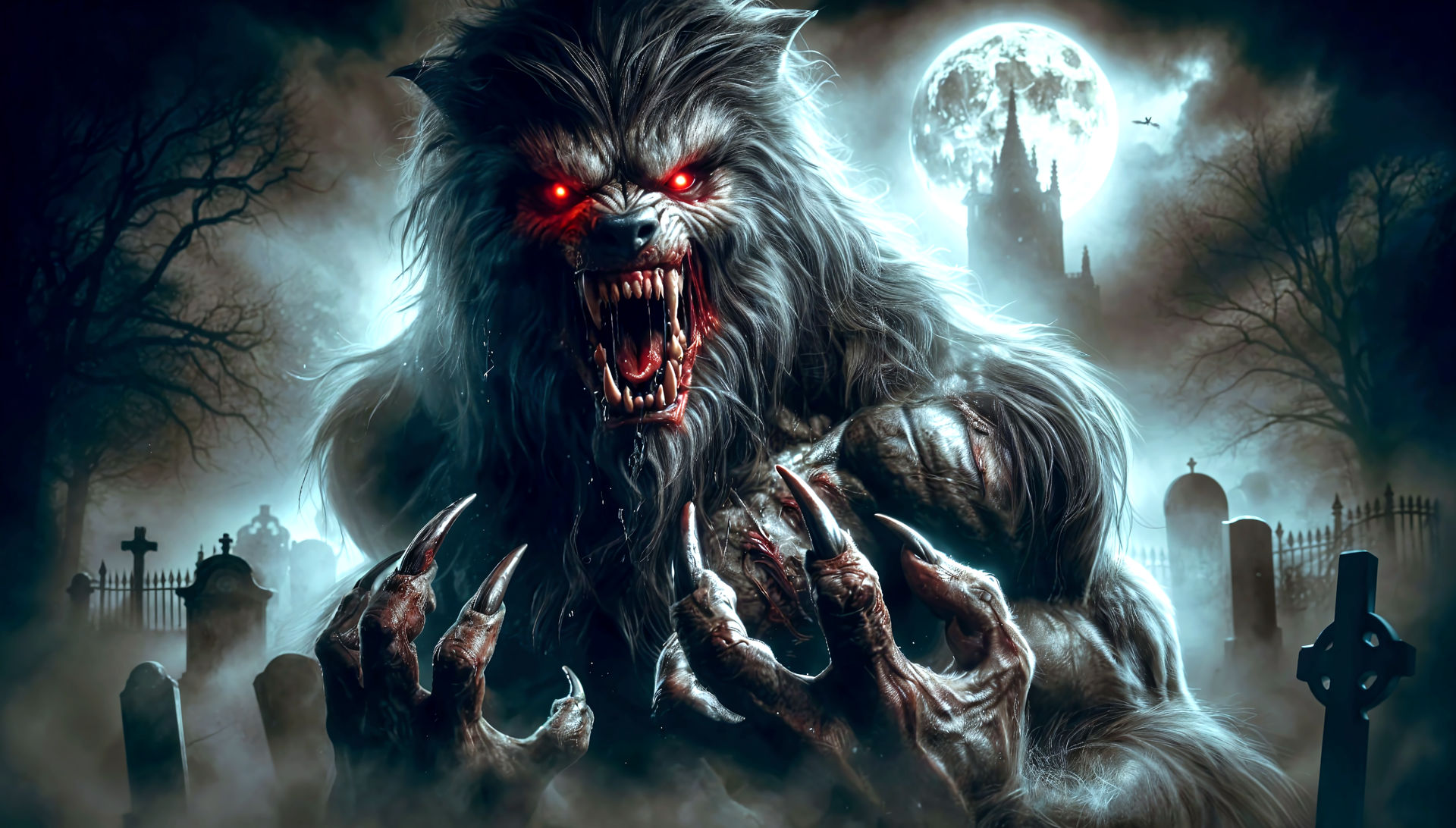 Warewolf Raaaaaaaa Warewolf at the graveyard by lordEvilVader on DeviantArt