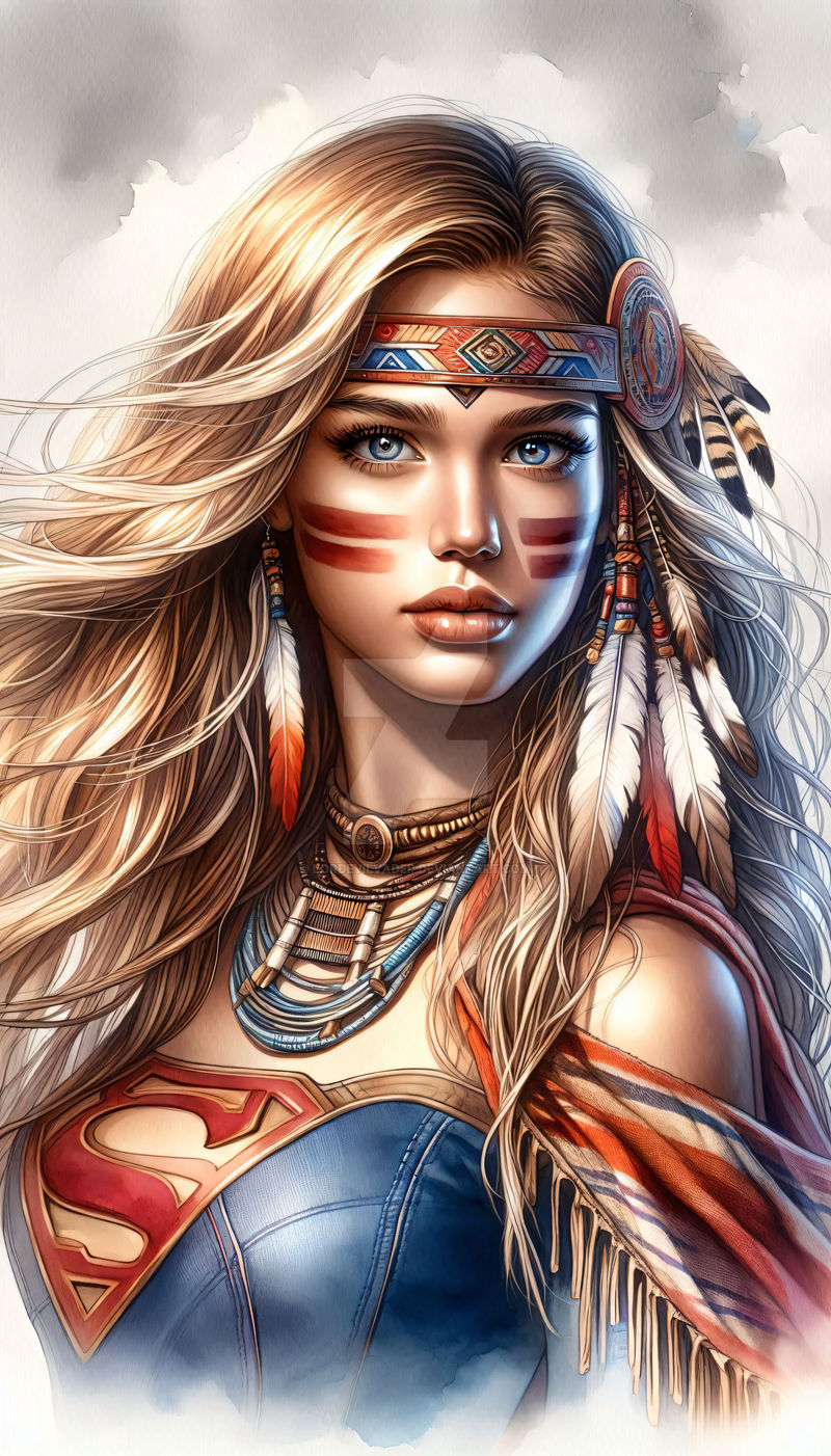 Super Native American Girl by lordEvilVader on DeviantArt